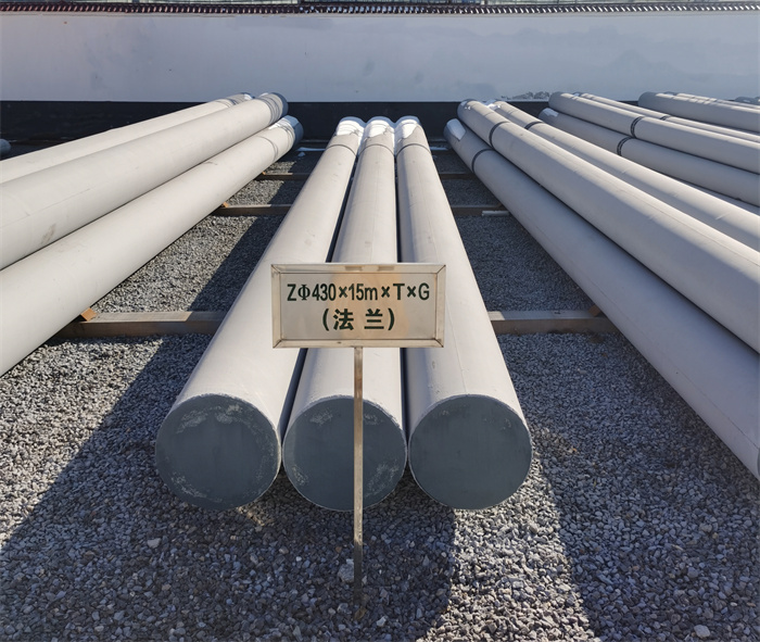 临夏430×15米×T×G砼电力电杆